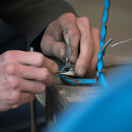 A photo of a locksmith at work, showcasing the professionalism and skills required in the trade.